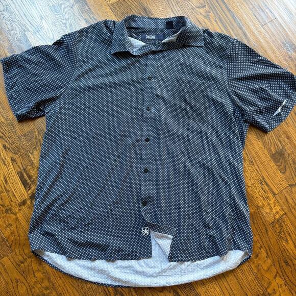 Nat Nast American Fit Silk Size XL Mens One Pocket Dot Pattern - Picture 1 of 6